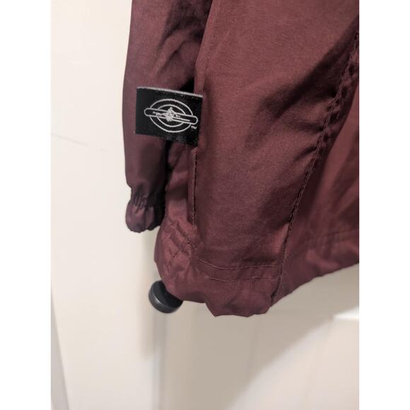 Mississippi State Bulldogs Hooded Jacket Maroon Windbreaker Pullover Men's M - Picture 7 of 9